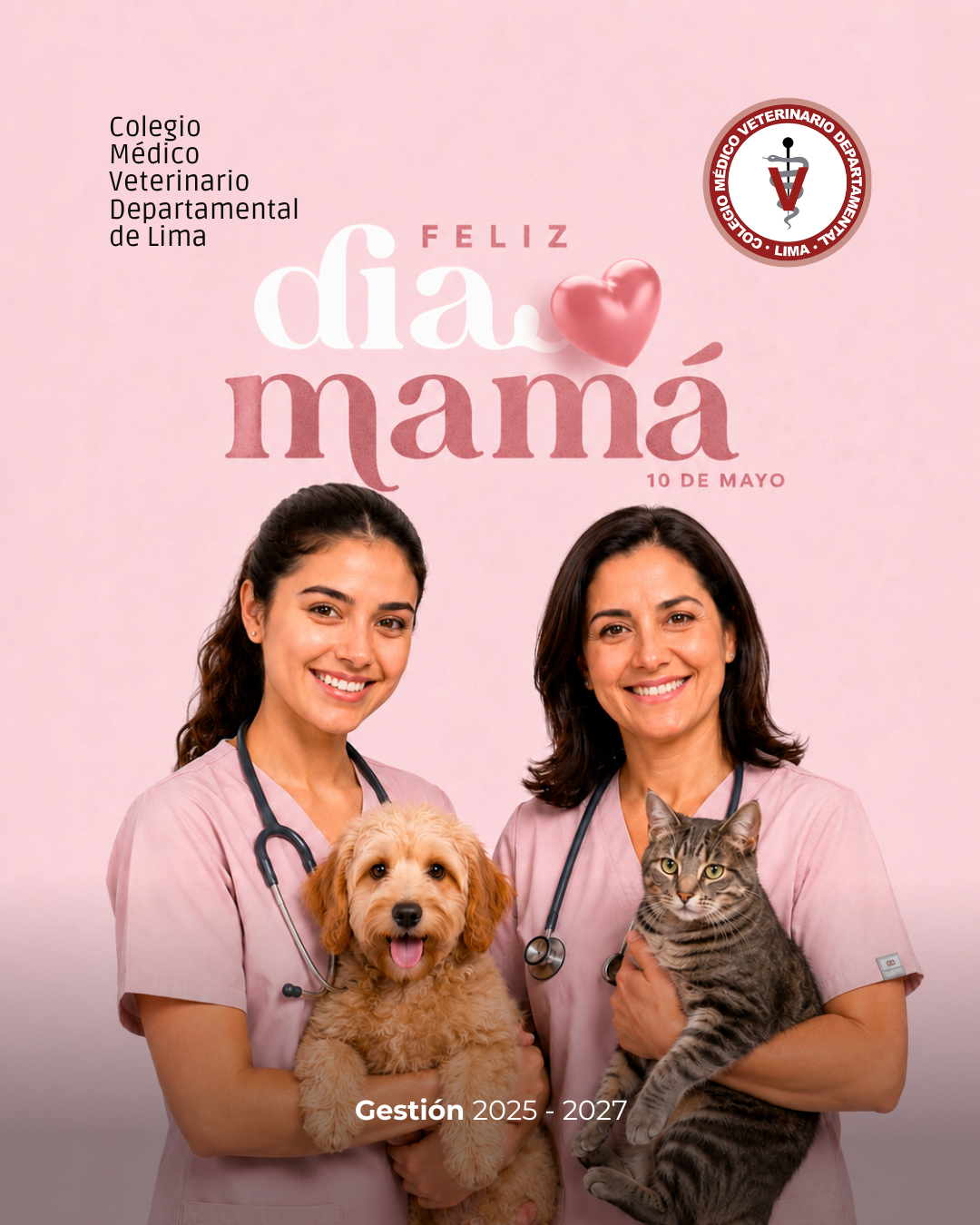 Saludo por el Día de la Madre a las médicas veterinarias del CMVD Lima